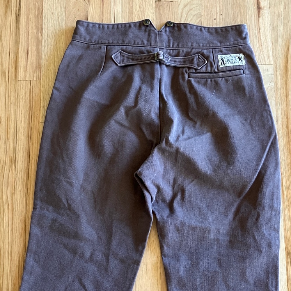 34 Classic Oldwest Style Western Cinch Riding Pants Cowboy Reenactment - Picture 5 of 11